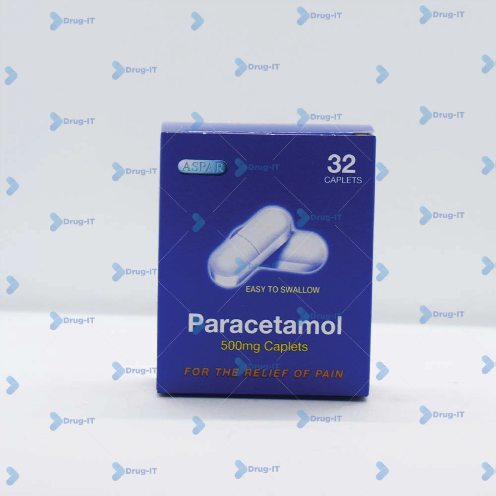 Paracetamol 500mg Caplet (32 Caplets) by Aspar Pharmaceuticals Ltd